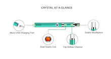 Load image into Gallery viewer, Airstech Crystal Wax Pen Vaporizer Starter Kit (500mAh)
