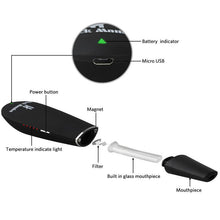 Load image into Gallery viewer, Black Mamba Vaporizer Dry Herb Vape (1600mAh)