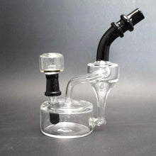 Load image into Gallery viewer, Glass Bubbler Oil Rig Water Vapor Recycler w/ Quartz Nail
