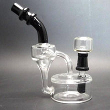 Load image into Gallery viewer, Glass Bubbler Oil Rig Water Vapor Recycler w/ Quartz Nail