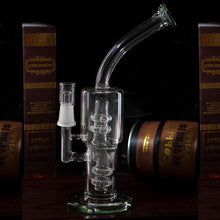 Load image into Gallery viewer, Barrel Bubbler Glass PercolatorOil Rig Recycler
